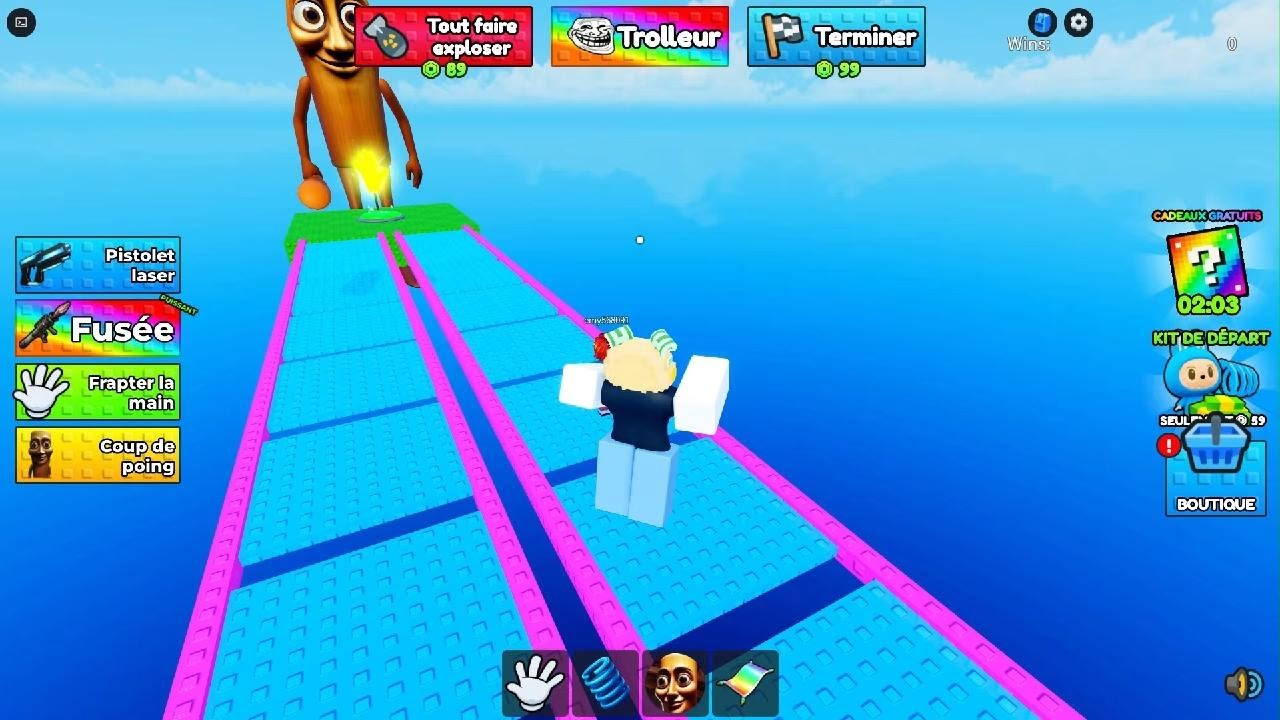 Je joue a Roblox