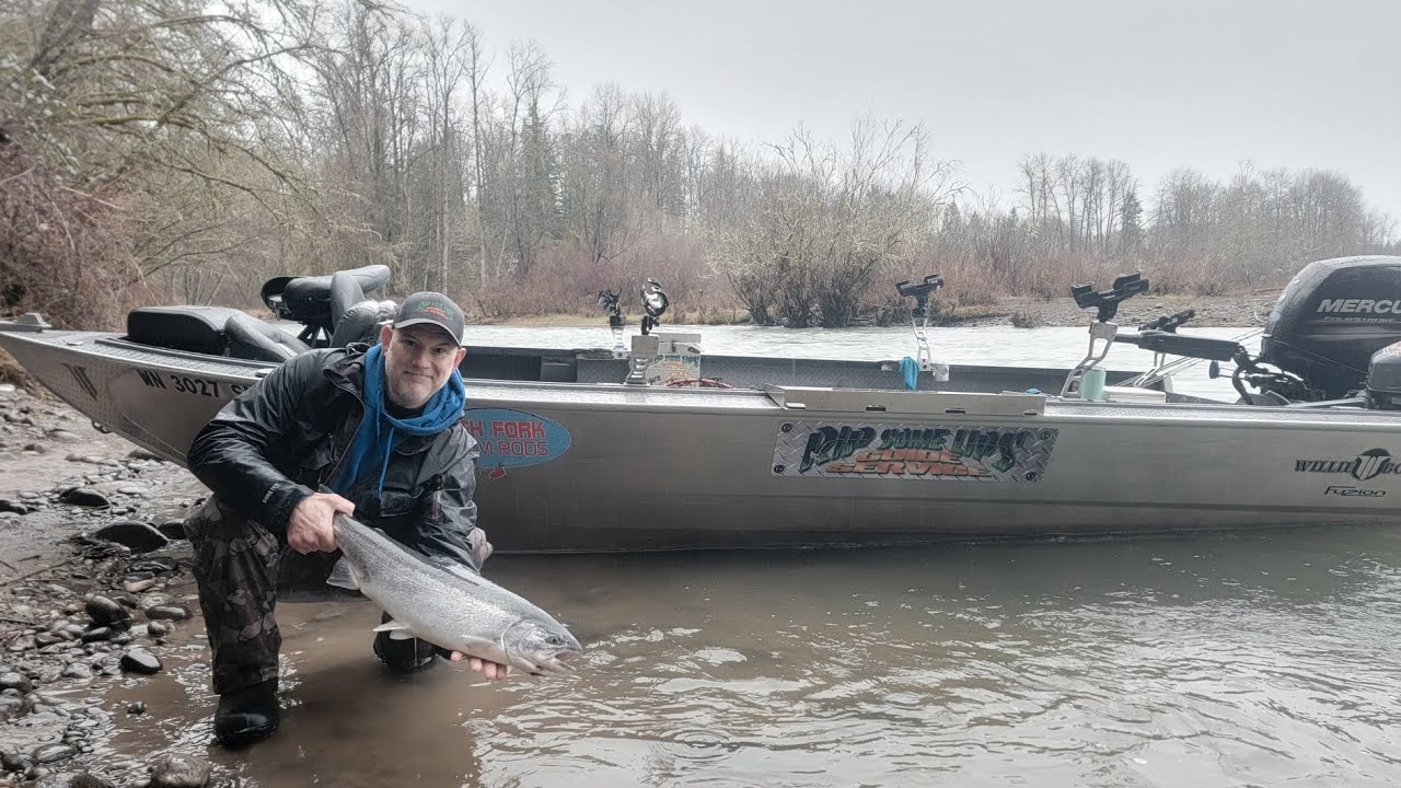 Big Feisty Airborne Steelhead!