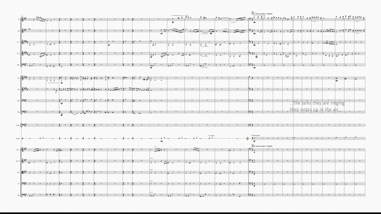 Overture: 'Folkestone Harbour Sunrise' by Mark Cheesman 2024 (score video)