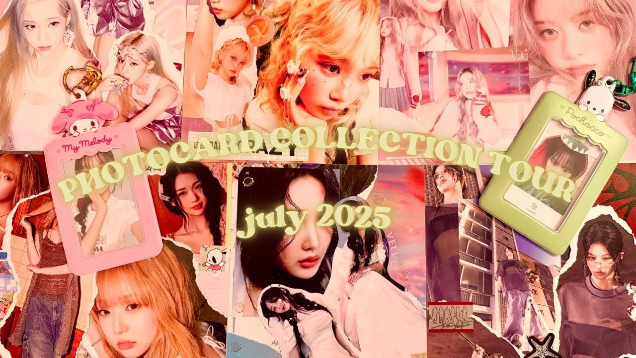 mid-year photocard collection | le sserafim, triples, red velvet, & more!