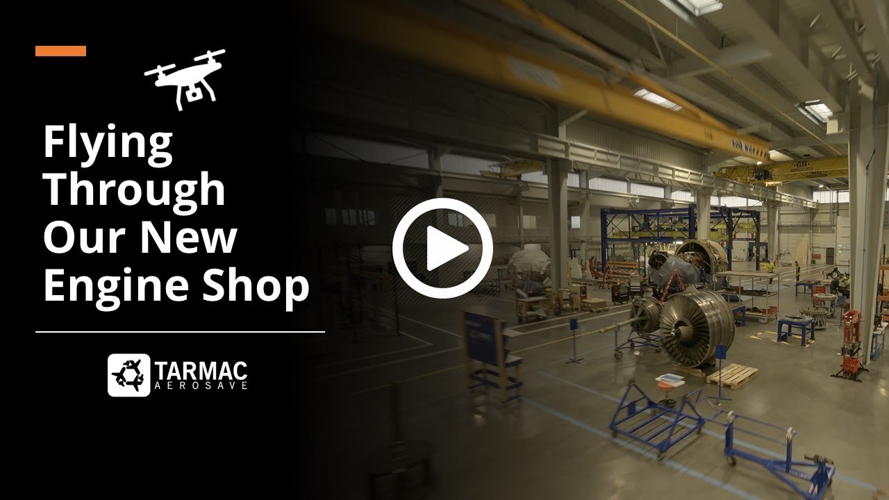 Flying through our New Engine Shop in Tarbes, France.