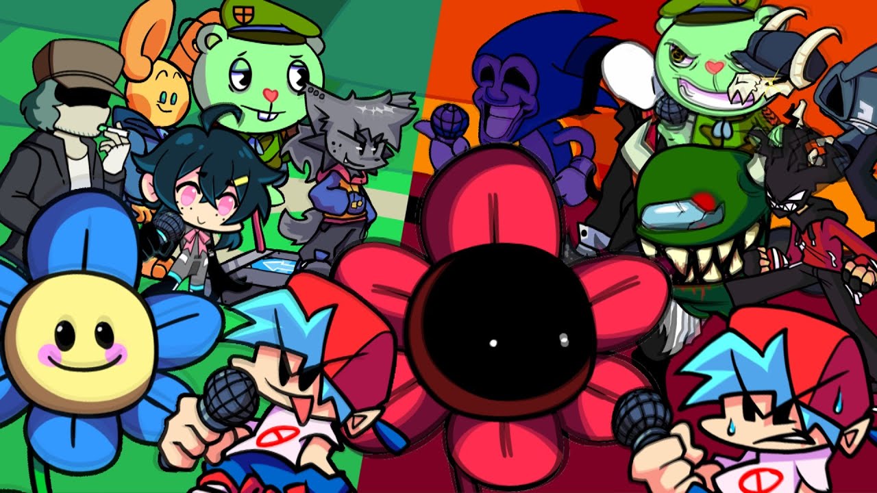 FNF' Mope Mope - but every turn, another character sings it.