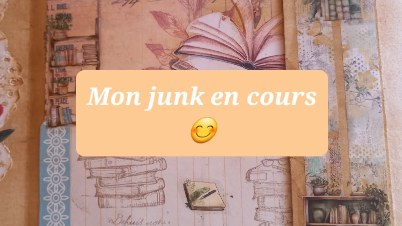 Mon junk avance ! Mais n'est pas fini 😊😉 #junk #scrapbooking #artcollage #artjournal #loisircreatif