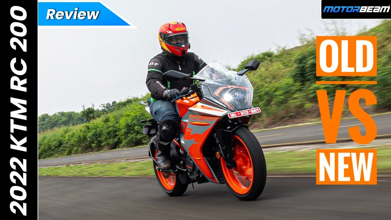 2022 KTM RC 200 Ridden - New vs Old Compared! | MotorBeam