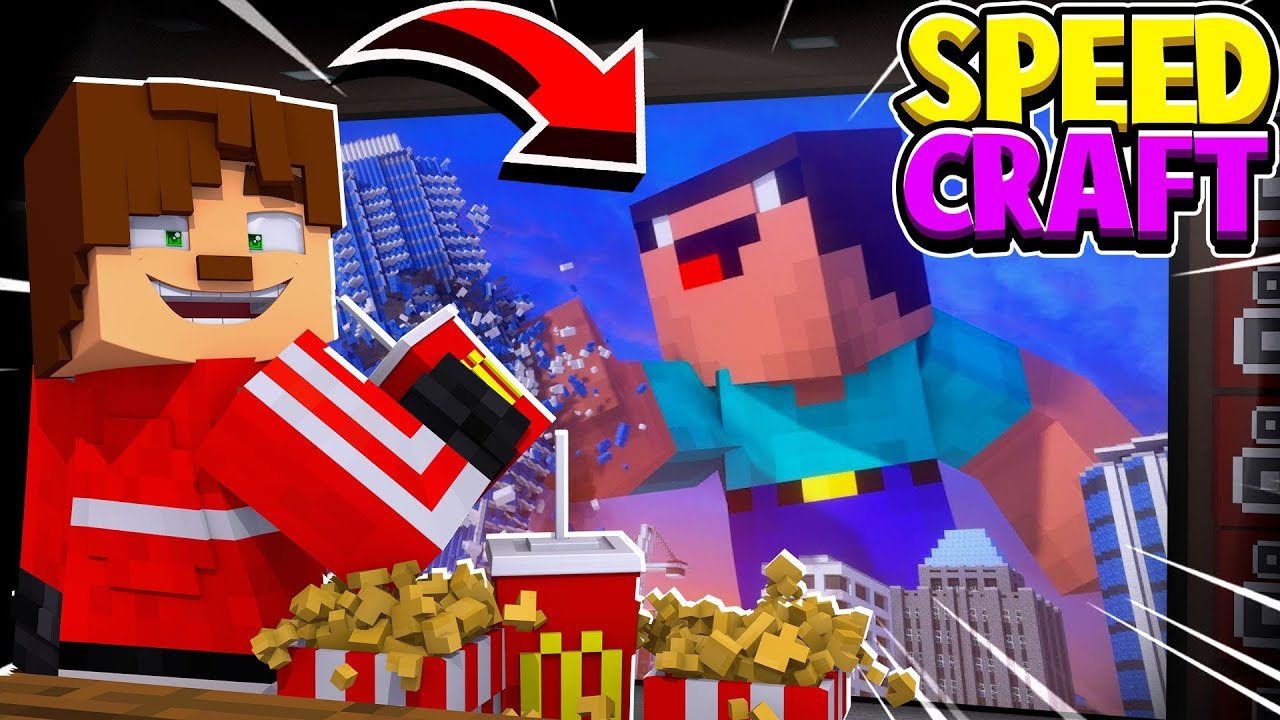 MİNECRAFT'TA SİNEMA FİLMİ İZLİYORUZ #21 SPEEDCRAFT