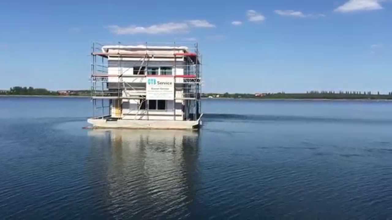 Goitzsche Resort und Verlegung floating 95 in die Marina Bernsteinsee