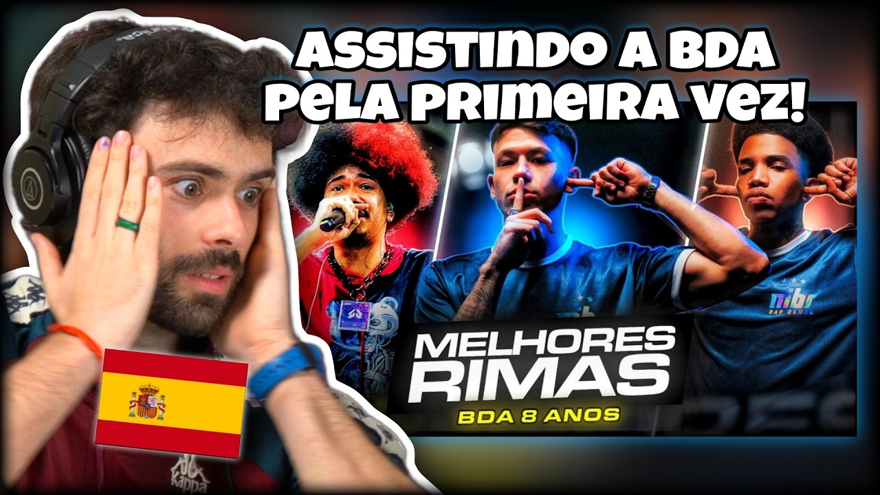 GRINGOS REAGEM ÀS MELHORES RIMAS DA BDA 8 ANOS! 🔥