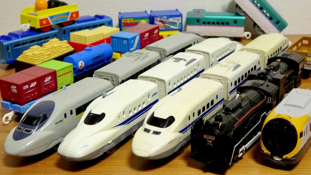 動くのか！？久々行ったら激安だった！中古のプラレール大量購入☆N700新幹線・D51・コンテナ車・タンク車・プラレール博貨車・はやぶさ中間車