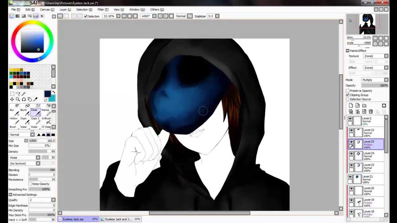 [SpeedPaint] Paint Tool SAI - Eyeless Jack