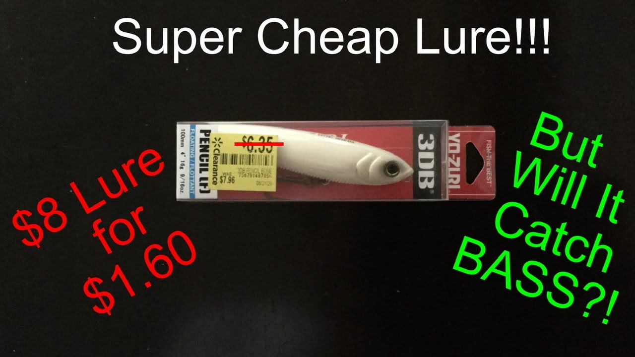 Super Cheap Topwater Fishing Lure: Yo-Zuri Pencil Bait!