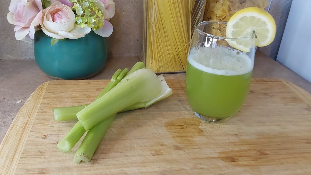 COMMENT FAIRE LE Jus De C&eacute;leri/ BOIR Pendant 7jours #celery #celeryjuice