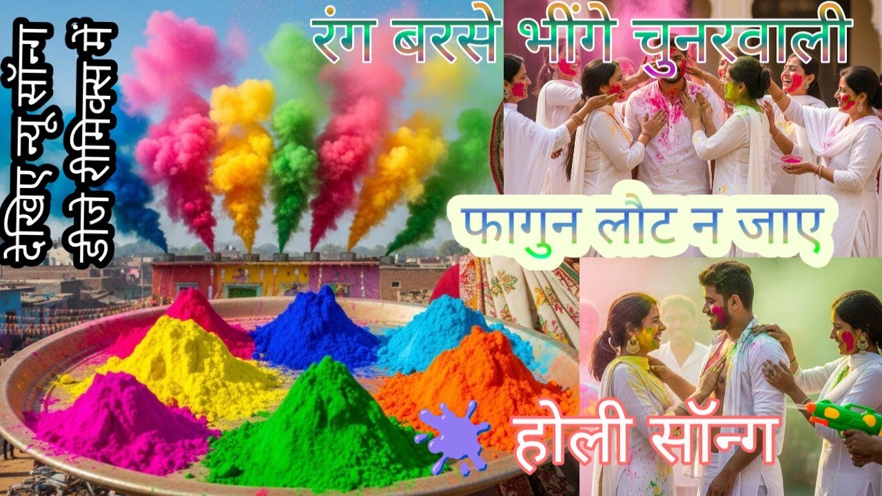 होली सॉन्ग,रंगों की बारिश 2026 | Hard DJ Holi Remix | धमाकेदार होली सॉन्ग 🔥🌈