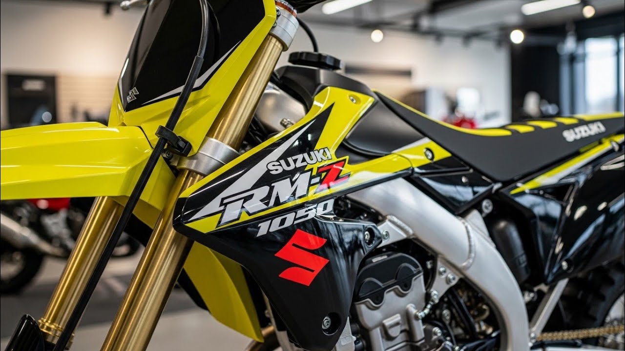 Первый взгляд на новый Suzuki RM-Z 1050 2026 года | Мощный мотокроссовый зверь от Suzuki!
