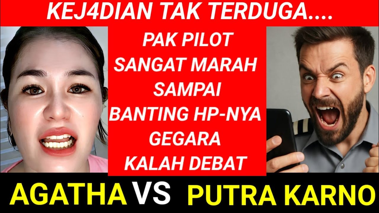 KEJ4DIA TAK TERDUGA‼️PAK PILOT SANGAT MARAH SAMPAI BANTING HP-NYA AKIBAT KALAH DEBAT