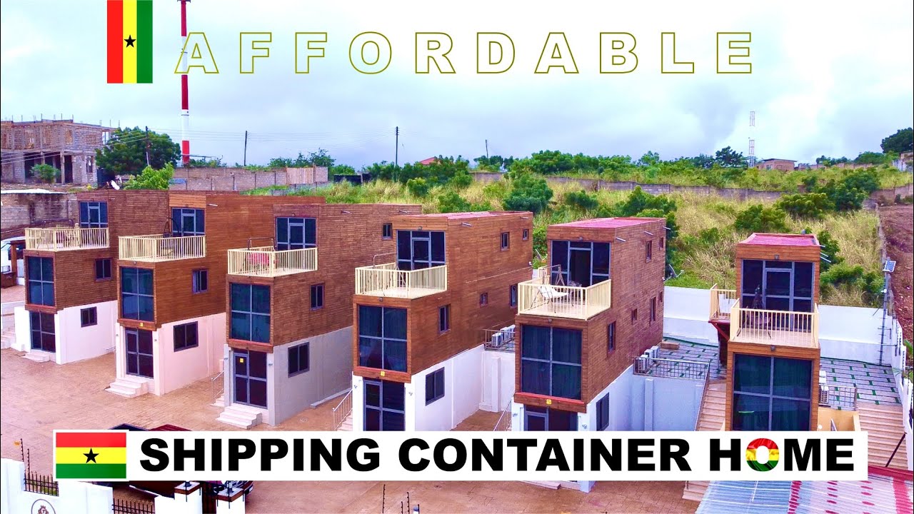 LUXURY SHIPPING CONTAINER APARTMENT IN GHANA 🇬🇭