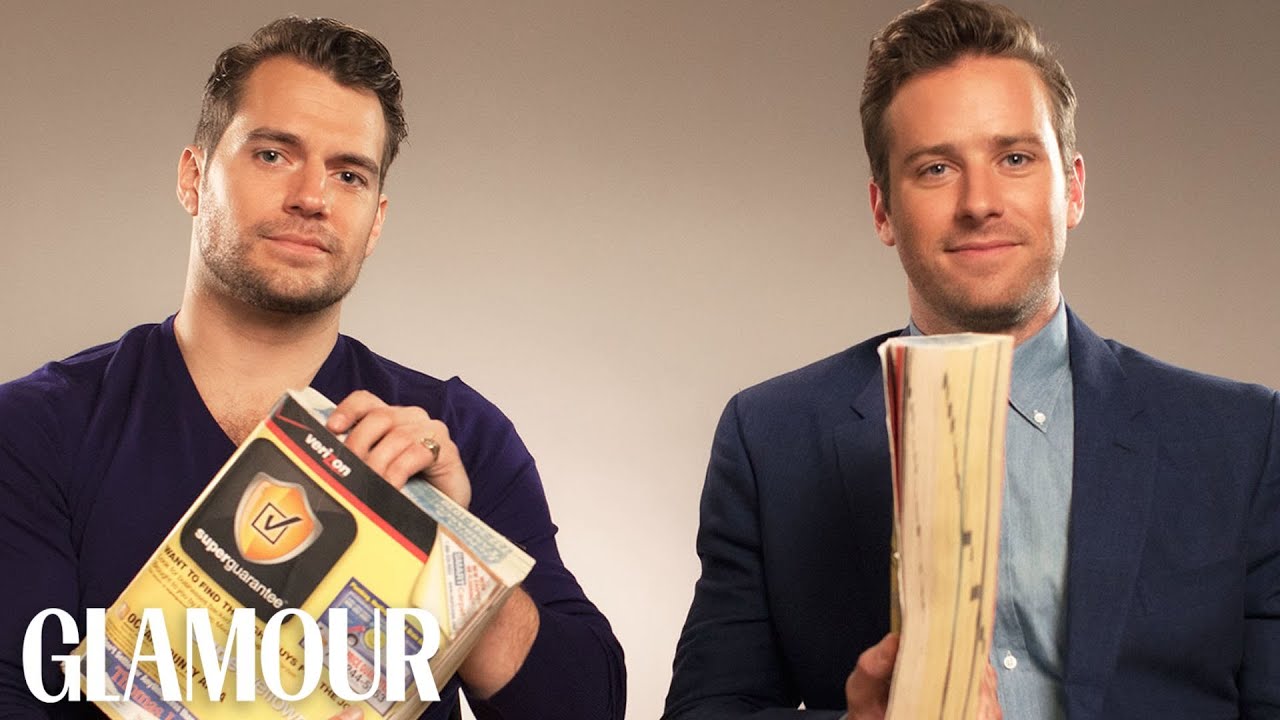 Henry Cavill and Armie Hammer Make Phonebook Text Sound Sexy | Glamour