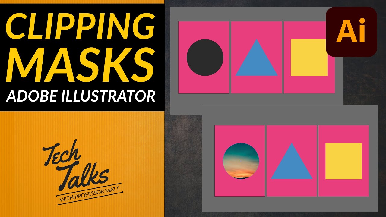 GRA2101c: Основы работы с обтравочной маской в ​​Adobe Illustrator &mdash; это просто