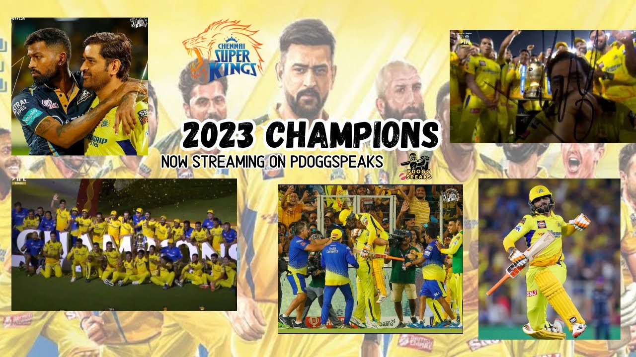 Veezhvomendru nenaithayo ? Super singhams claim 5th IPL title in style.  #CSKvsGT #IPL2023