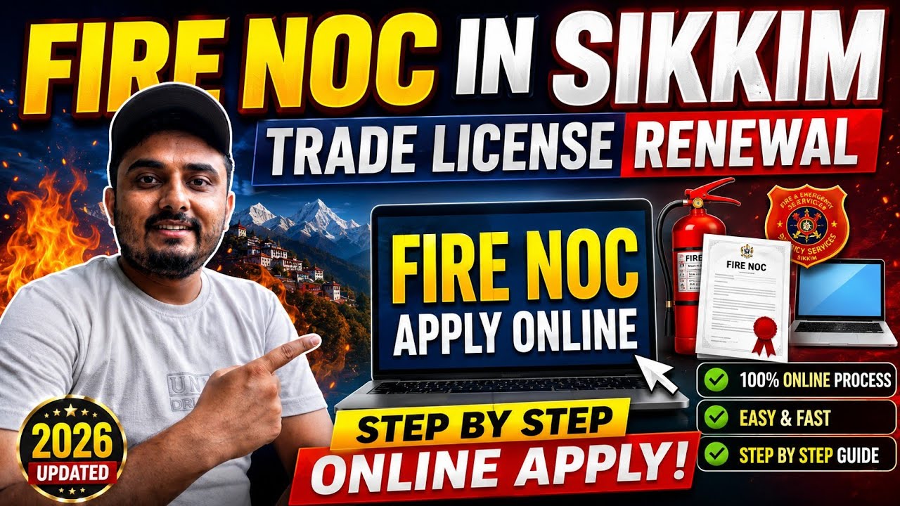 Fire NOC Apply Online 2026 | Fire NOC Ke Liye Kaise Apply Kare | Trade License Renewal Jiwan Sharma