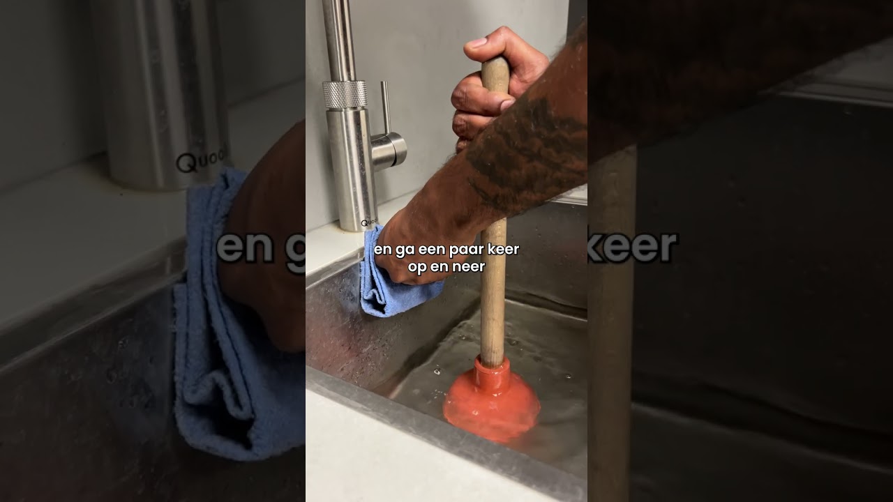 Zo verhelp jij thuis een gootsteen ontstopping!
