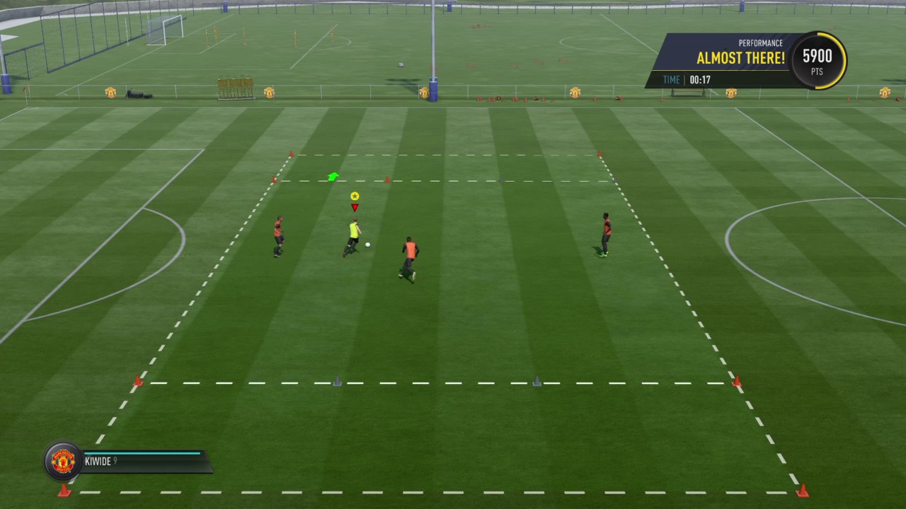 FIFA 17 Skills Challenge. How to beat your man demo!!!