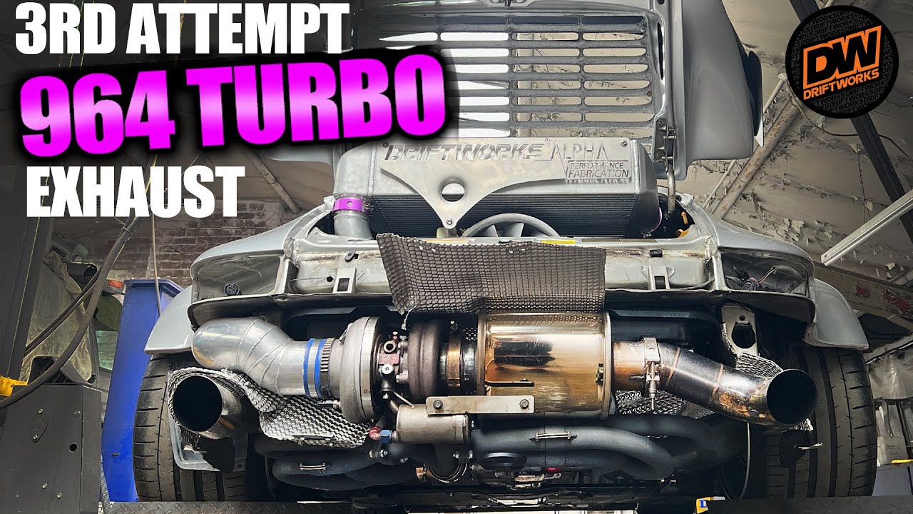 Fabricating a 3rd exhaust for my 640hp 964 Turbo - Aircooled Porsche 911
