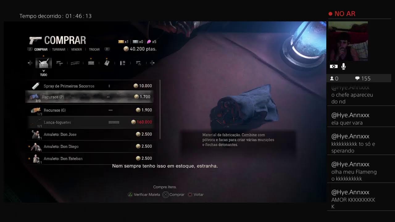 RE4 REMAKEº PS4 AO VIVO