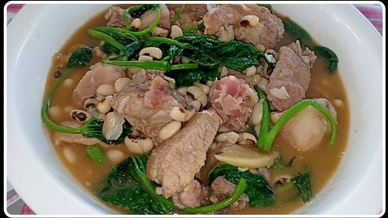 Pinablad na buto ng sitaw. Dried beans recipe. Ilocano recipe.