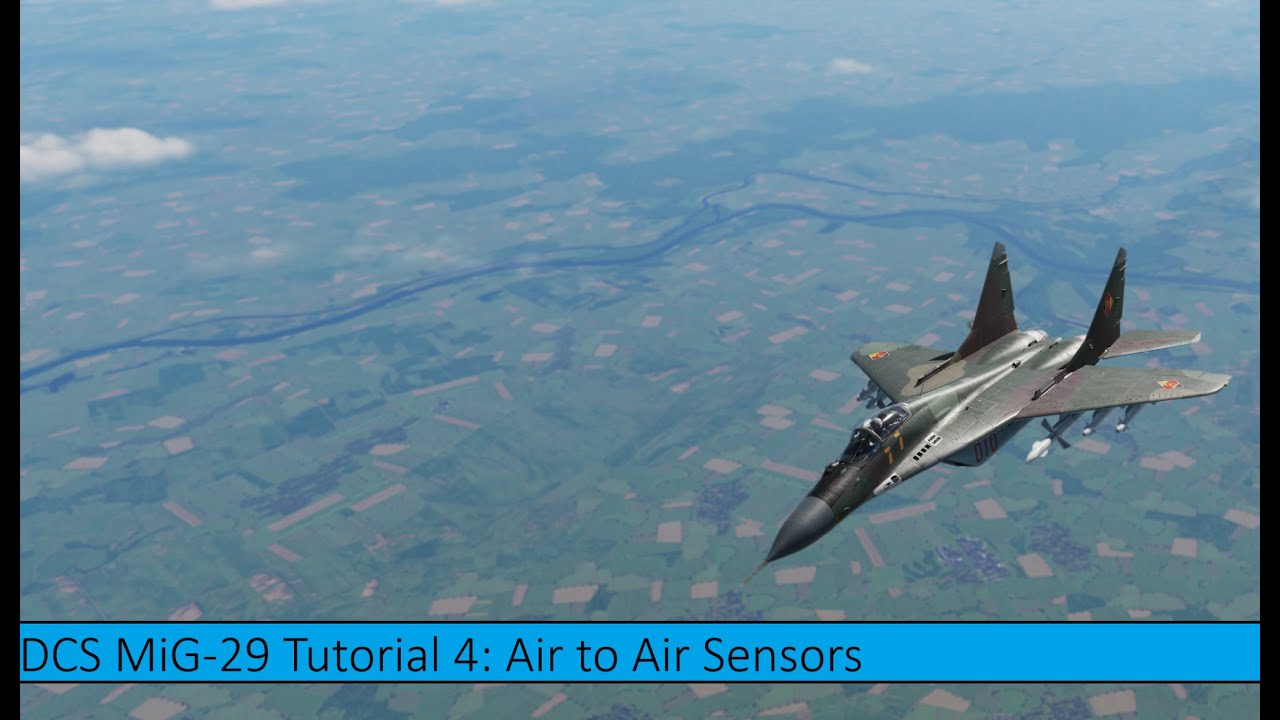 How to use the Radar, IRST, and HMS in the MiG-29