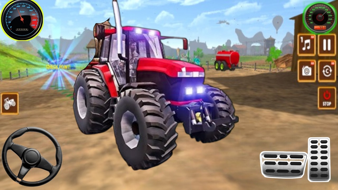 Driving Tractor  Simulator 2026 🚩 Farming  Tractor Driving Mobile Gameplay 🚧