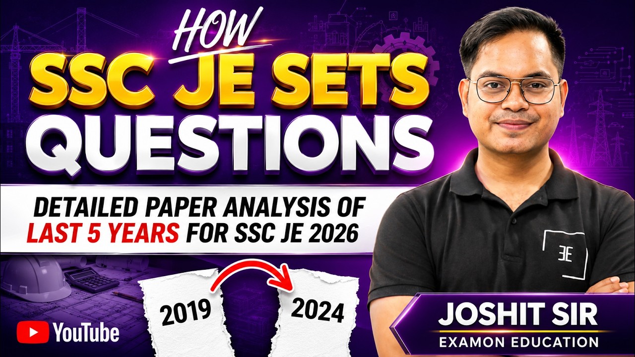 SSC JE Civil Engineering Most Repeated Topics | 5-Year Trend Analysis 2026
