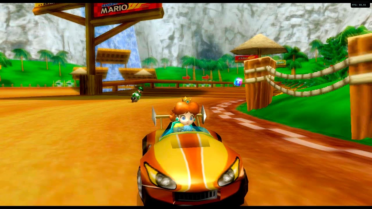 Mario Kart Wii - Daisy Gameplay - 1080p 60FPS (w/ replay view mode)