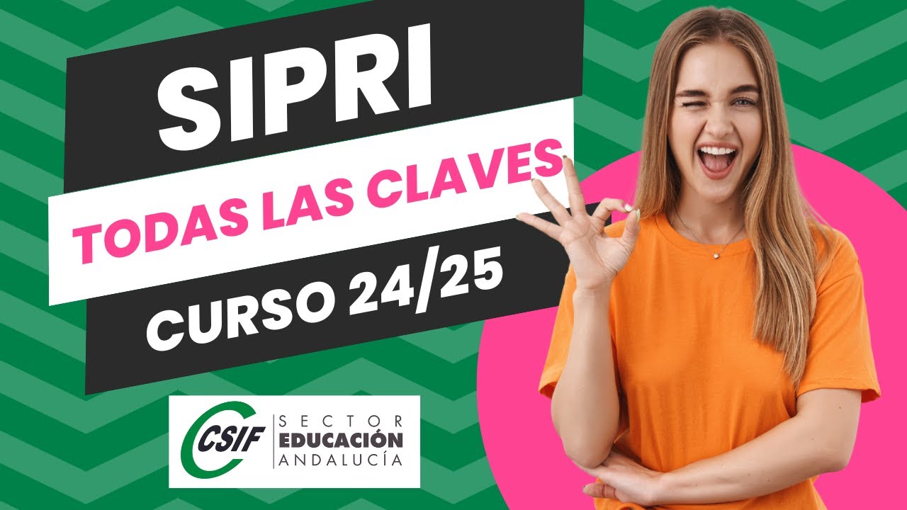 💚💚 SIPRI - TODAS LAS CLAVES DE LA PLATAFORMA - CURSO 24/25 💚💚