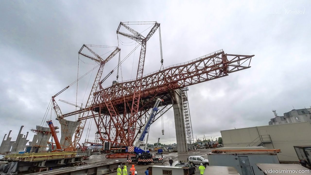 Строительство Центрального участка ЗСД. Construction of the central section of the WHSD. Saint-P