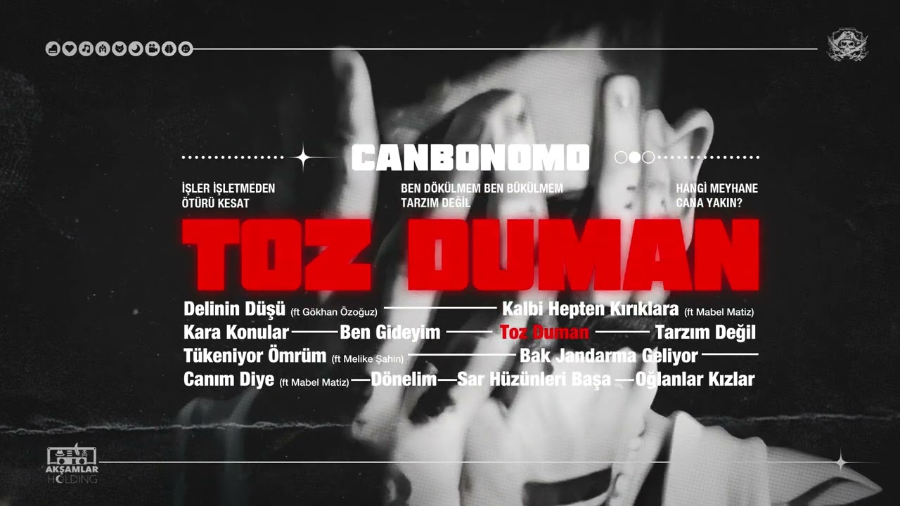 Can Bonomo - Toz Duman (Official Audio) #KaraKonular