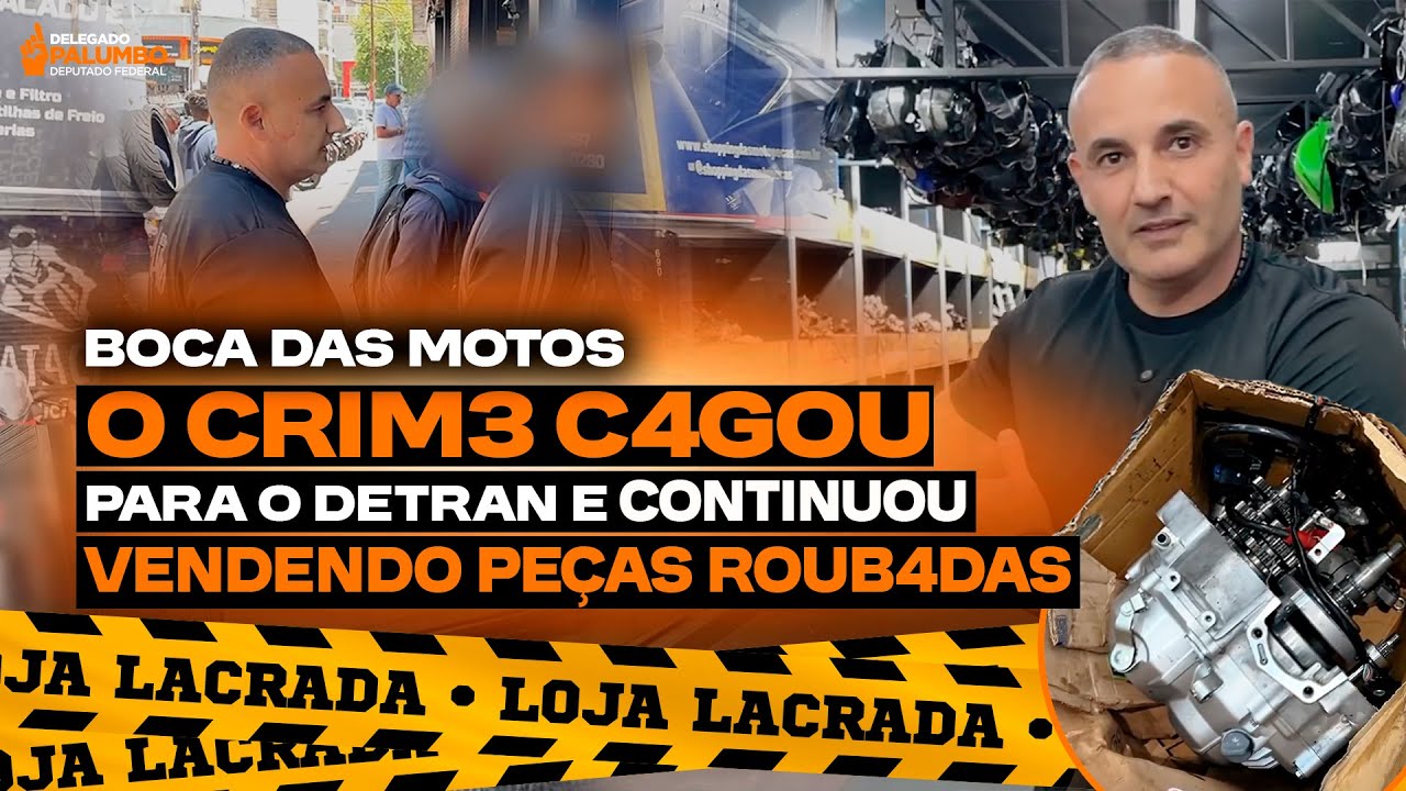 ABSURDO! BOCA DAS MOTOS CONTINUA VENDENDO PEÇAS ROUBADAS