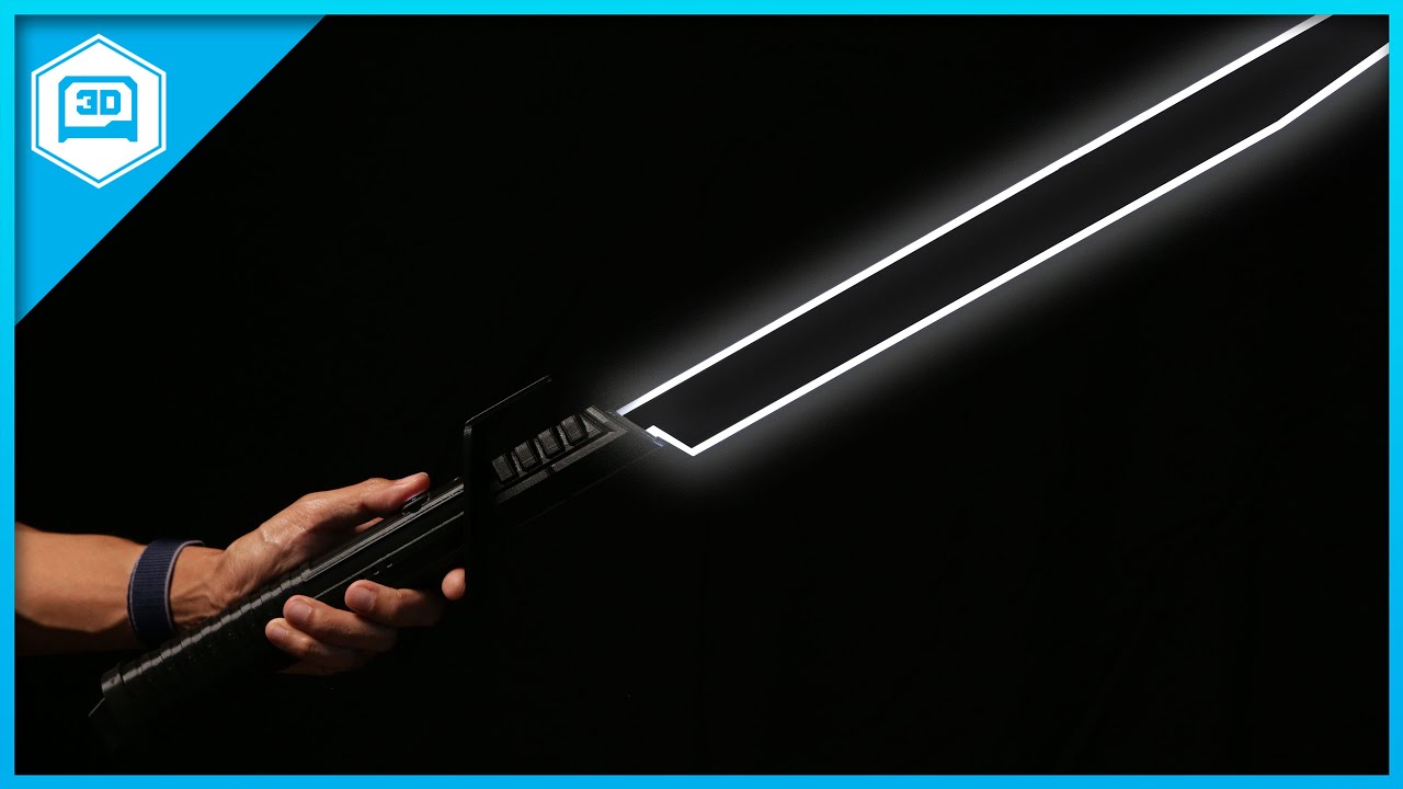 3D Printed Darksaber #adafruit #Mandolorian #3DPrinting