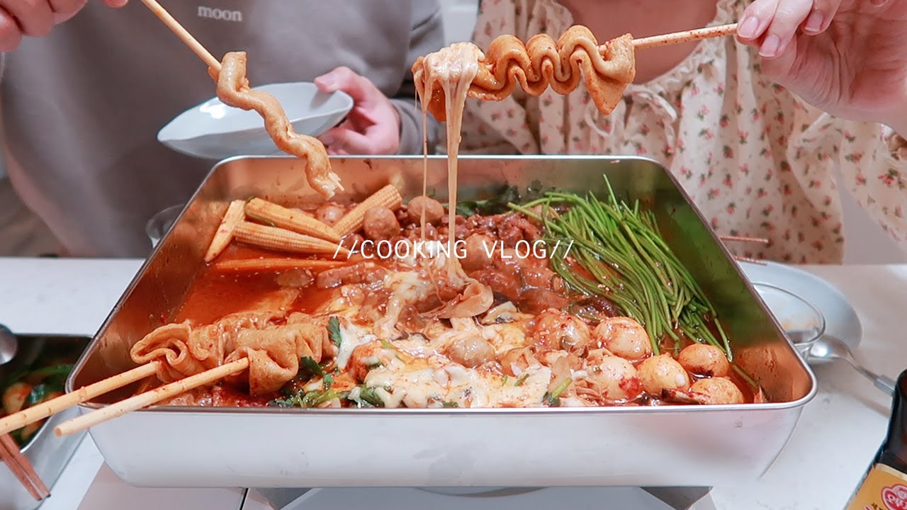 把剩菜吃的極幸福😋一週foodvlog。章魚炒蛋/芝麻燕麥粥/韓式魚板臭臭鍋/鹹蛋黃巴斯克乳酪蛋糕/巧克力馬芬/淡奶油鮭魚義大利麵 #水水食堂 Daily Foodvlog ep.25