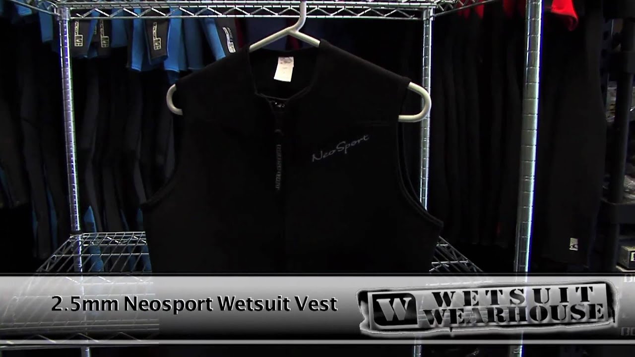 Neosport 2.5mm Wetsuit Vest Review - Wetsuit Wearhouse Video Series