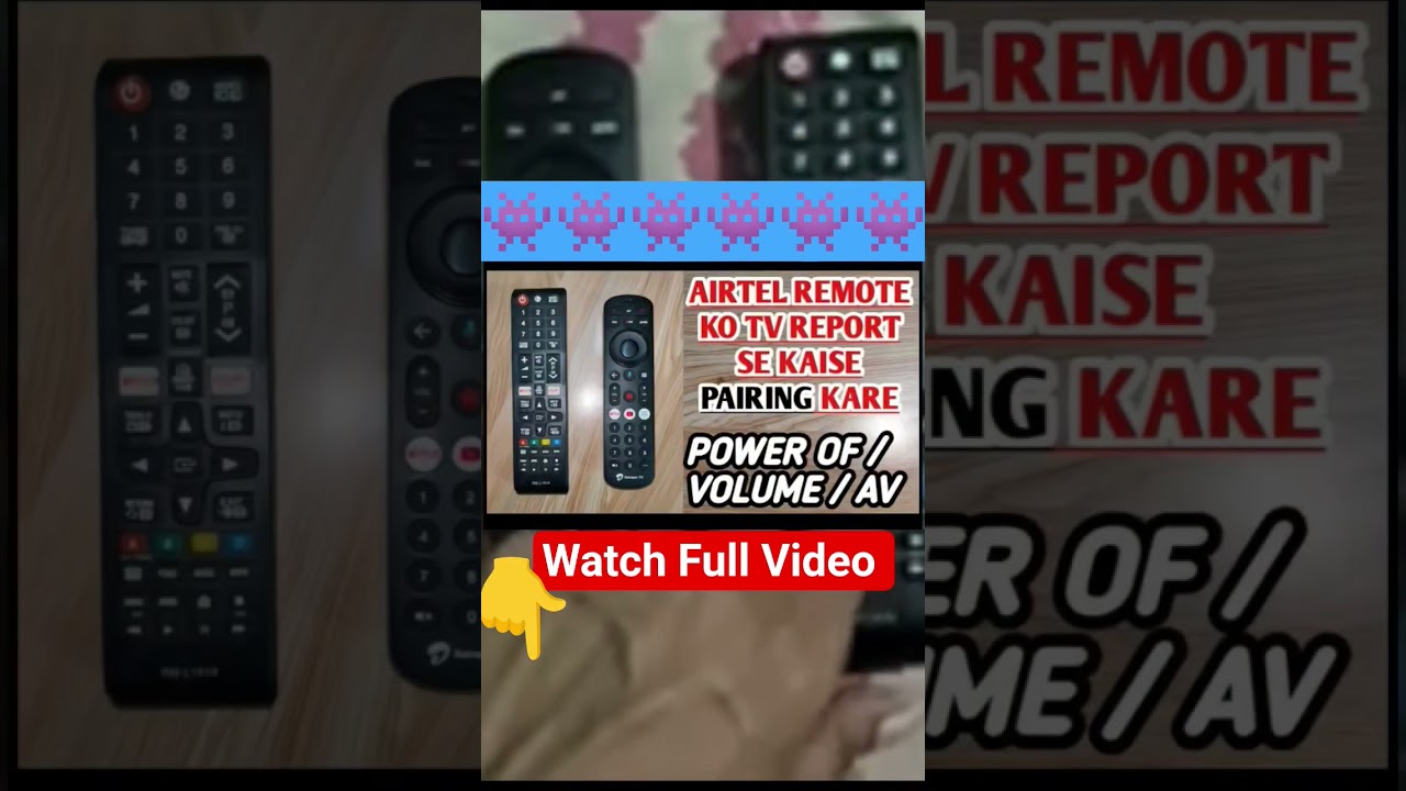 Airtel Xstream Box Remote Pairing Tv | Airtel remote TV remote Se kaise pairing Karen | Tech RKB Z1