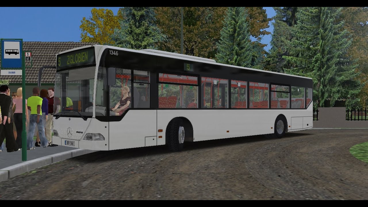 OMSI 2. Map Hornaszewo, Route 5, Mercedes-Benz O530 Citaro. Part 1
