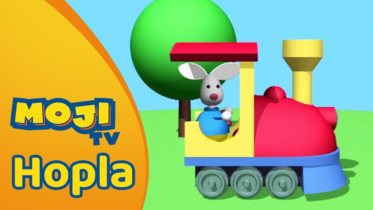 HOPLA BESTUURT DE TREIN! 🚂 | HOPLA 🐇 | Nederlandse Kinderseries | MojiTV