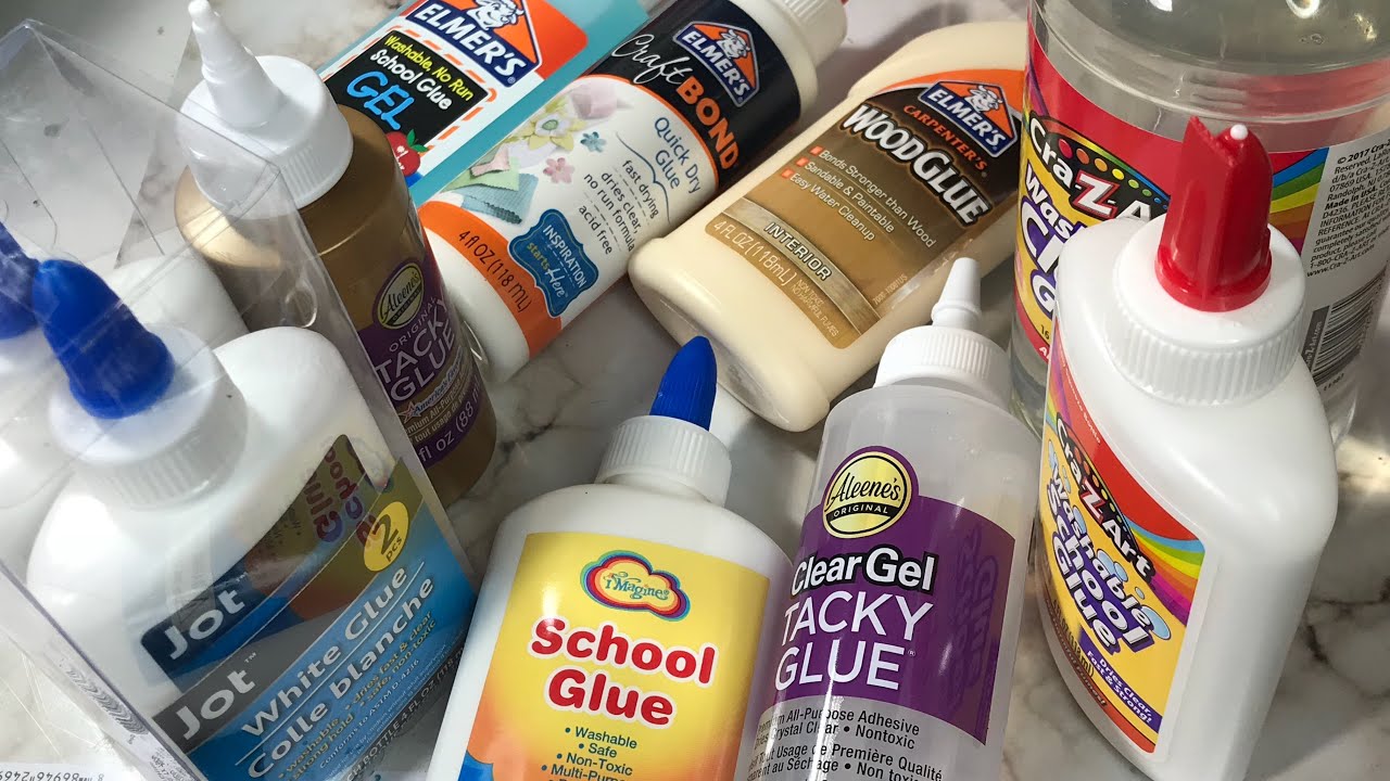 WILL IT SLIME? Testing different types of glue for slime! {fails?!} PART 1/2 ~slimeypandazzz