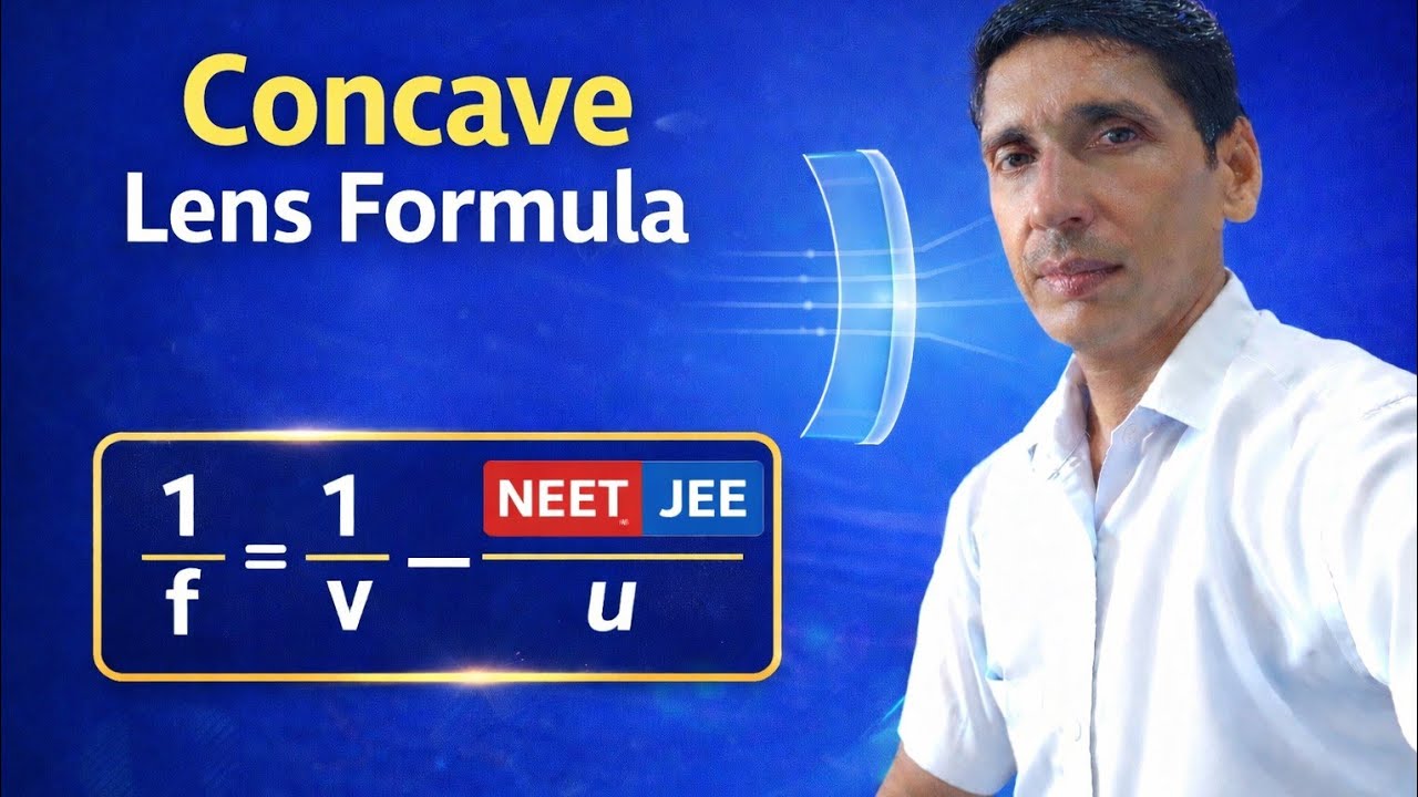 #ConcaveLens#LensFormula#RayOptics#PhysicsMap#NEETPhysics#JEEPhysics#Class12Physics#OpticsChapter