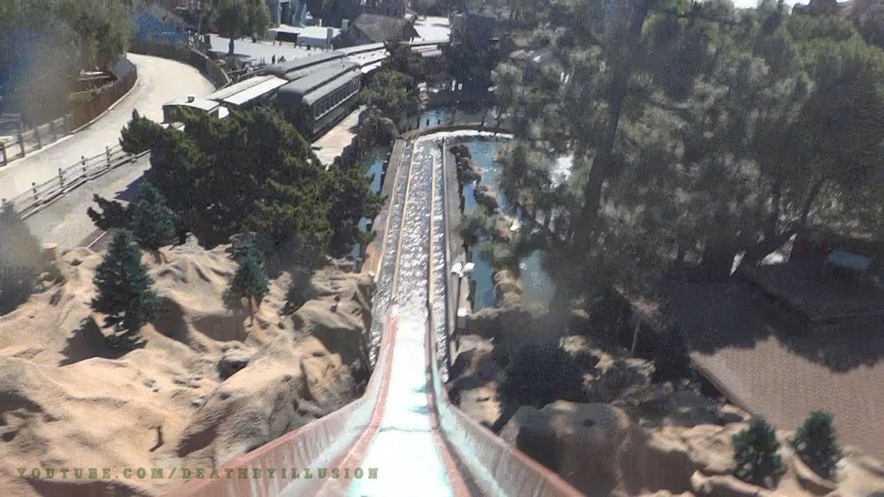Timber Mountain Log Ride On-ride Front Seat (HD POV) Knotts Berry Farm