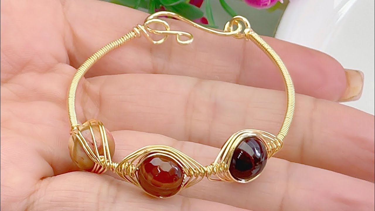 Pulsera tejido en forma de espiga 😍✨