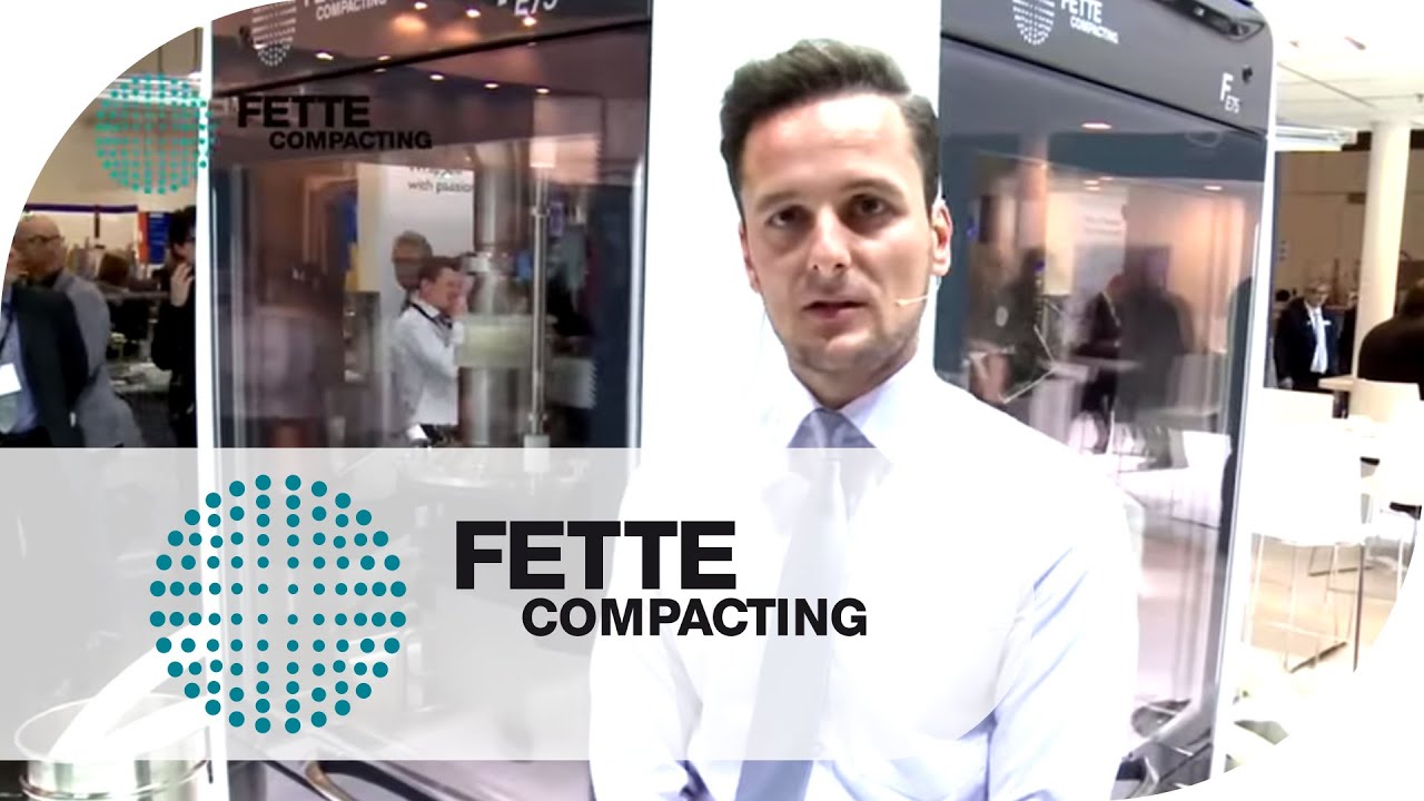 Phillip Haarmann präsentiert die FE75 Tablettenpresse - INTERPACK 2014 | Fette Compacting