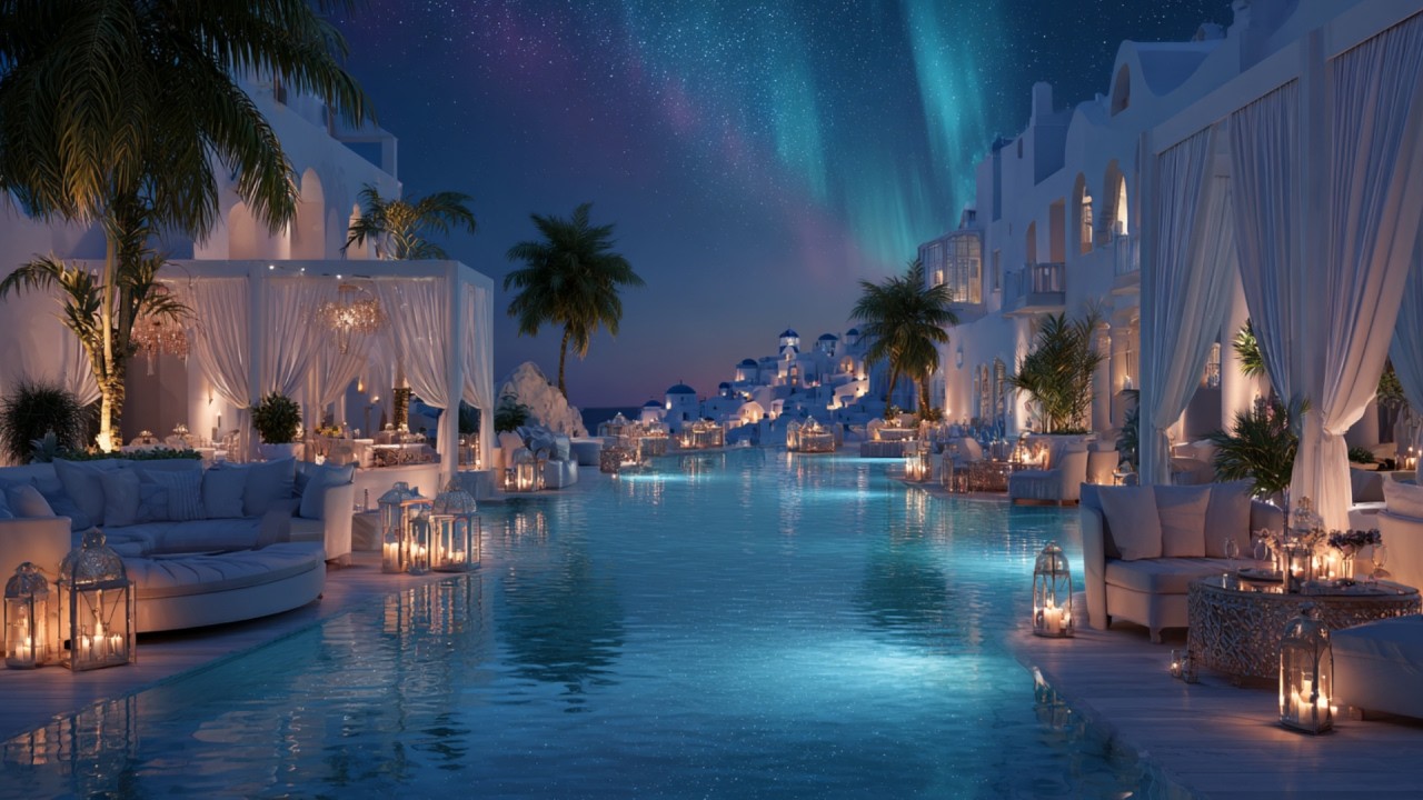 Luxury Chillout Lounge Music ~ Relaxing Aurora Night Escape