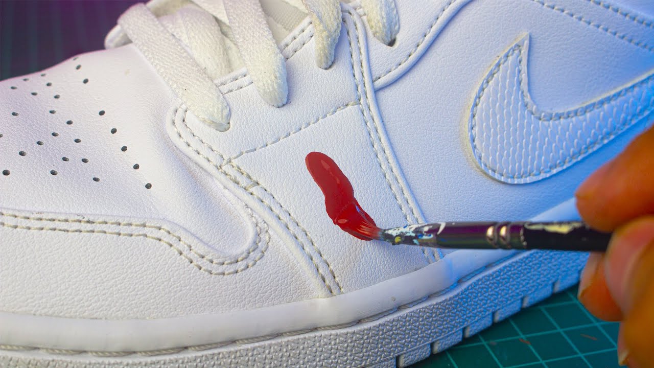 Como pintar tenis CORRECTAMENTE [FACIL] | Ola de Kanagawa