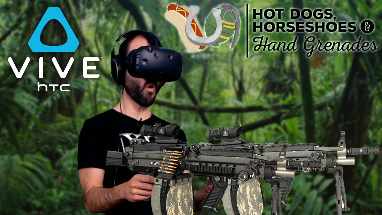 UNA METRALLETA EN CADA MANO!! (HTC Vive) | HOT DOGS, HORSESHOES & HAND GRENADES Gameplay Español